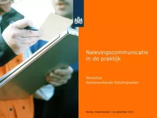 nalevingscommunicatie in de praktijk