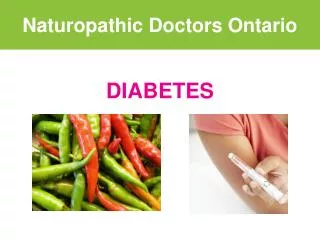 Naturopathic Doctors Ontario