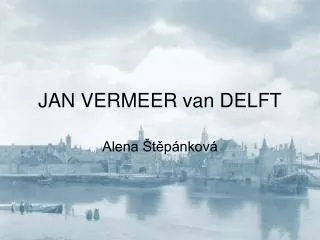 jan vermeer van delft