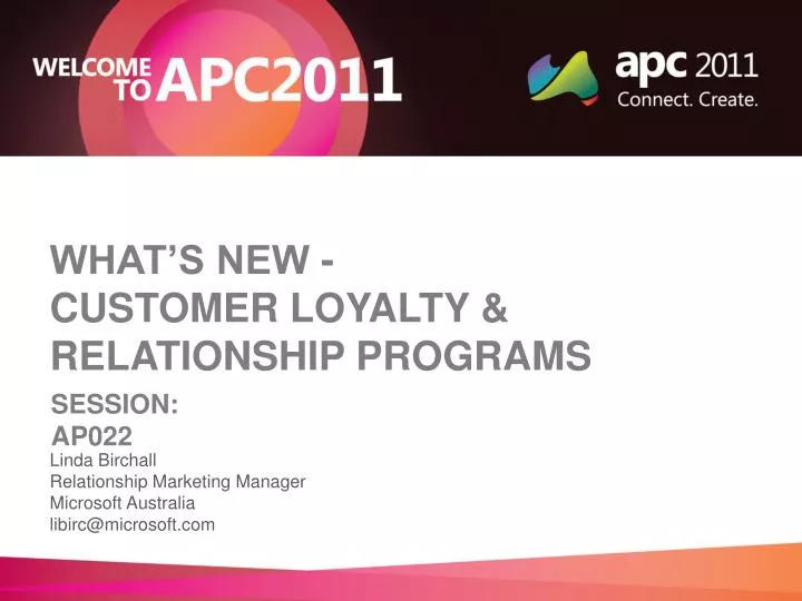 what s new customer loyalty relationship programs