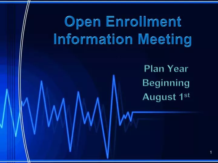 open enrollment information meeting