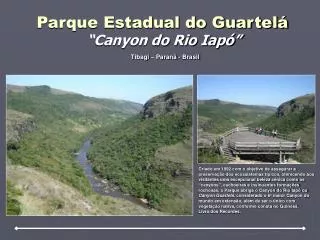 parque estadual do guartel