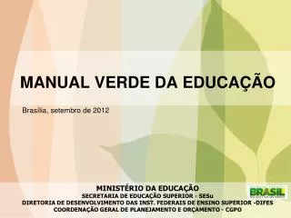 manual verde da educa o