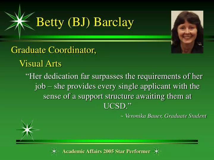 betty bj barclay