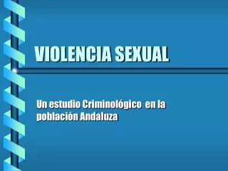 violencia sexual