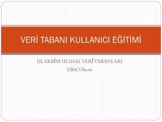 ver tabani kullanici e t m