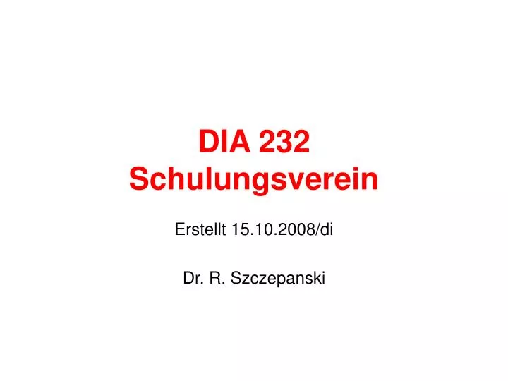 dia 232 schulungsverein