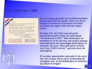 van 1950 naar 1960