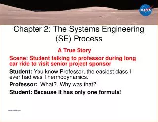 Chapter 2: The Systems Engineering (SE) Process