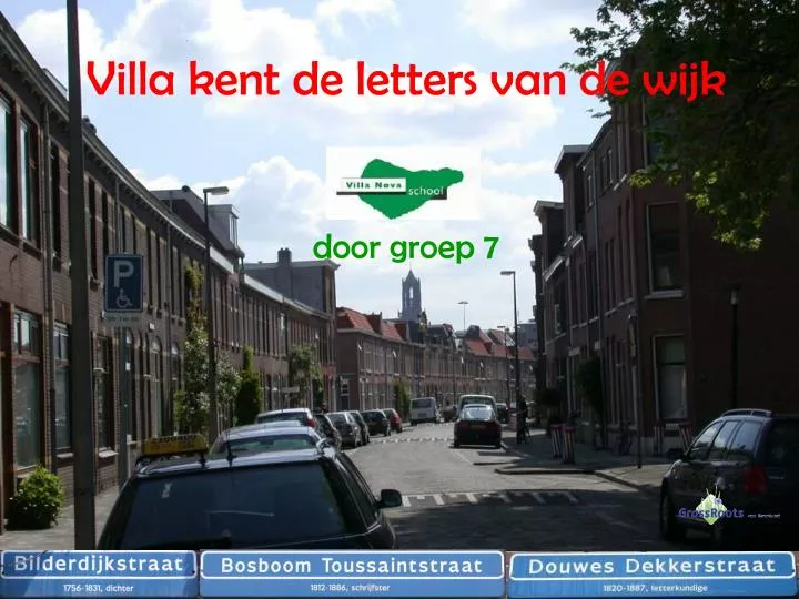 villa kent de letters van de wijk