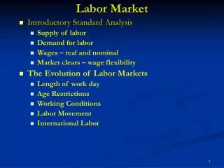 Labor Market