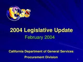 2004 Legislative Update
