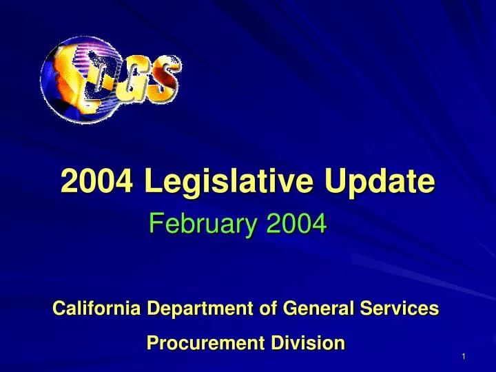 2004 legislative update