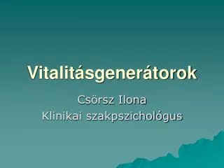 vitalit sgener torok