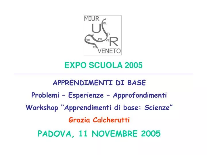 expo scuola 2005