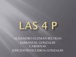las 4 p