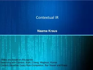 Contextual IR