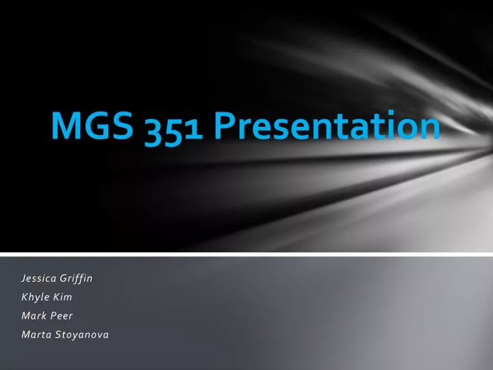 mgs 351 presentation