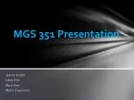 MGS 351 Presentation - slide 1