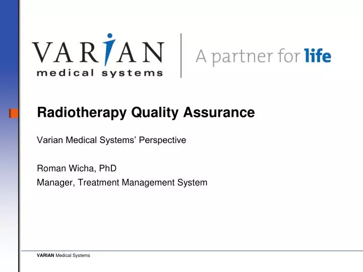 radiotherapy quality assurance