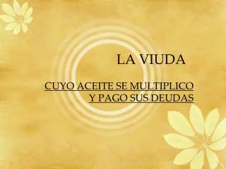 la viuda