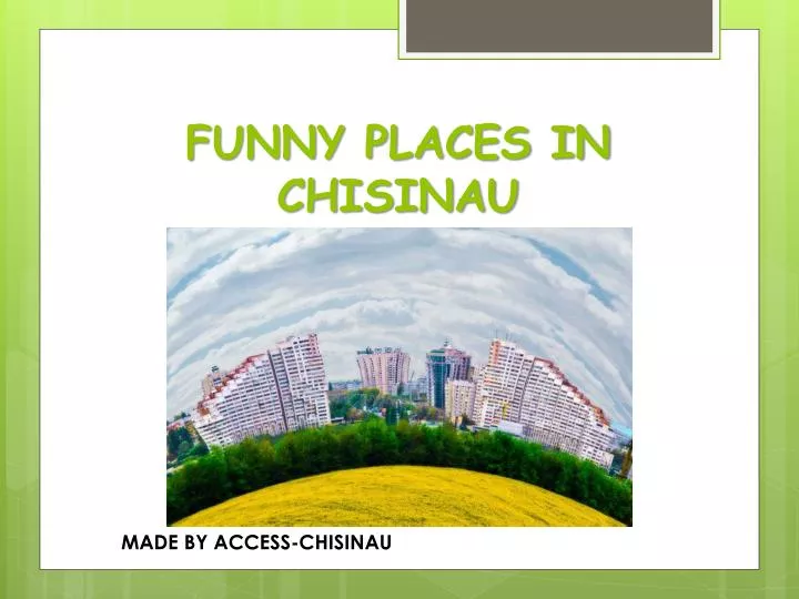 funny places in chisinau