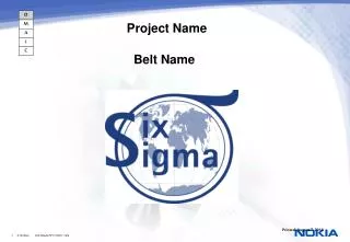 Project Name Belt Name