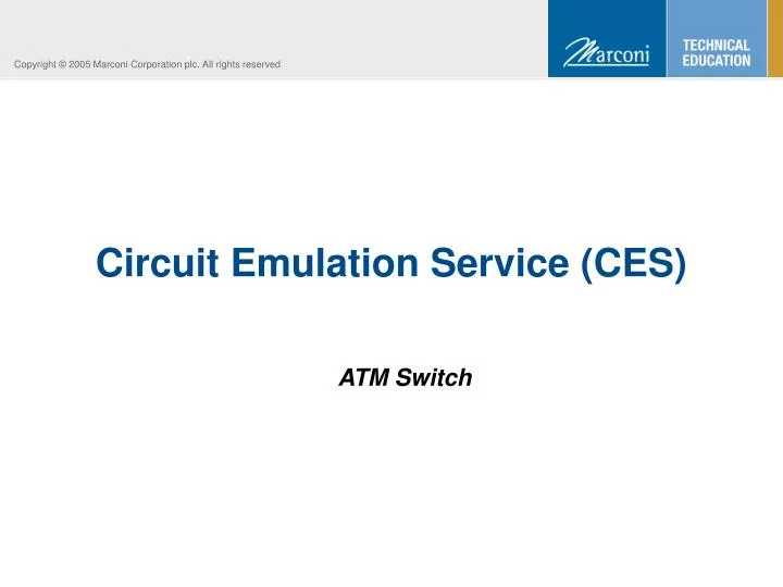 circuit emulation service ces