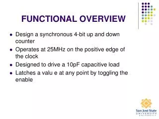 FUNCTIONAL OVERVIEW