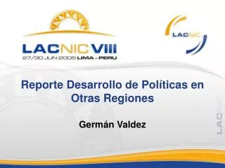 reporte desarrollo de pol ticas en otras regiones