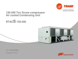 120-200 Ton Screw compressor Air cooled Condensing Unit