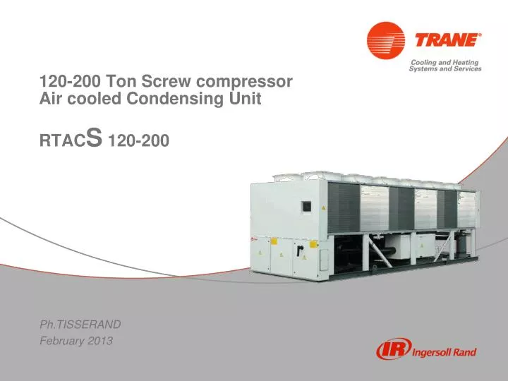 120 200 ton screw compressor air cooled condensing unit