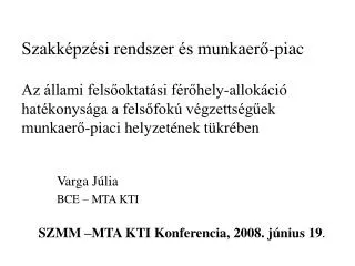 varga j lia bce mta kti