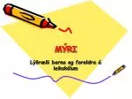 MÝRI - slide 1