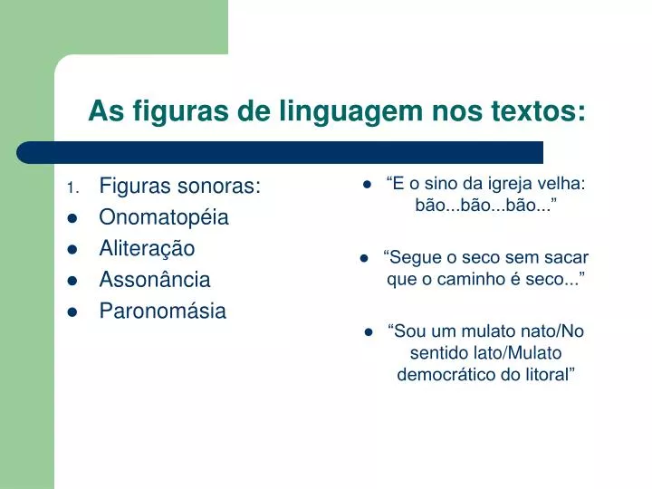 PPT - As figuras de linguagem e os textos. PowerPoint Presentation, free  download - ID:3640839