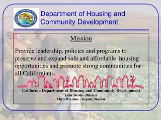 Department of Housing and Community Development