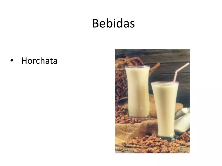 bebidas