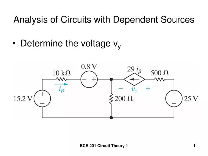 analysis of circuits with dependent sources