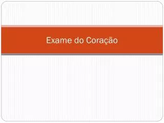 exame do cora o