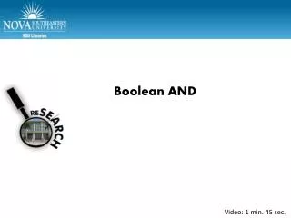 Boolean AND