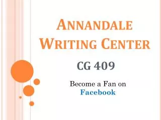Annandale Writing Center