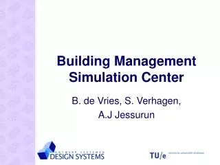 Building Management Simulation Center