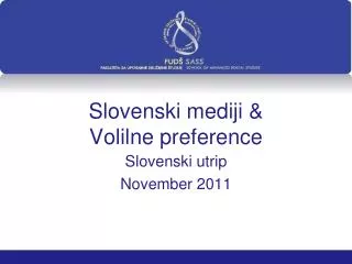 slovenski mediji volilne preference