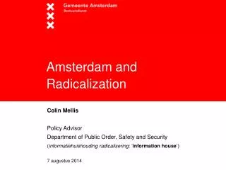 Amsterdam and Radicalization