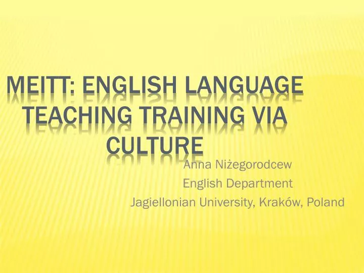 meitt english language teaching training via culture