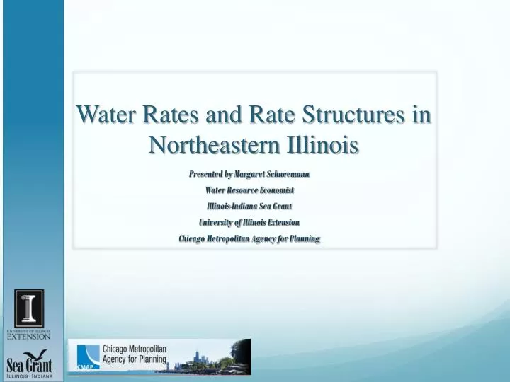 water rates and rate structures in northeastern illinois