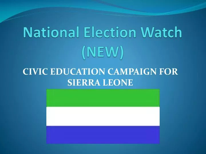 national election watch new