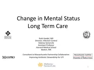 Change in Mental Status Long Term Care