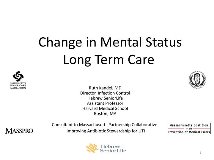 change in mental status long term care