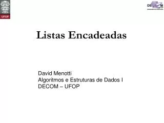 listas encadeadas